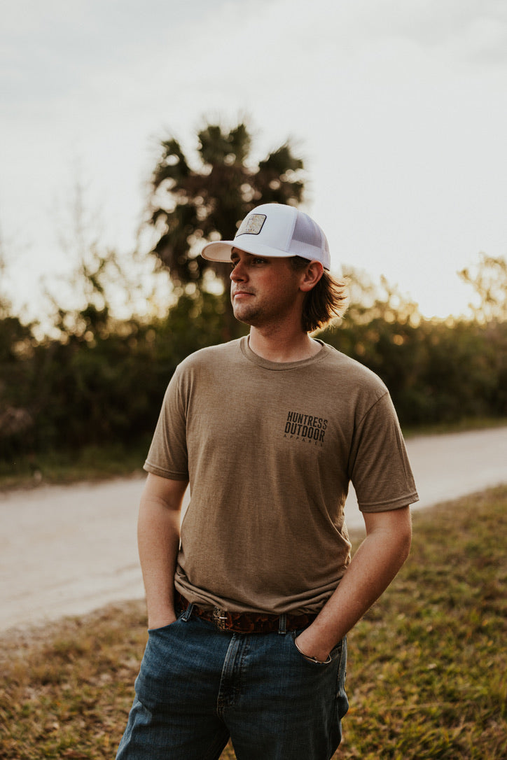 Men's Sheep Head- Tan Crew Neck