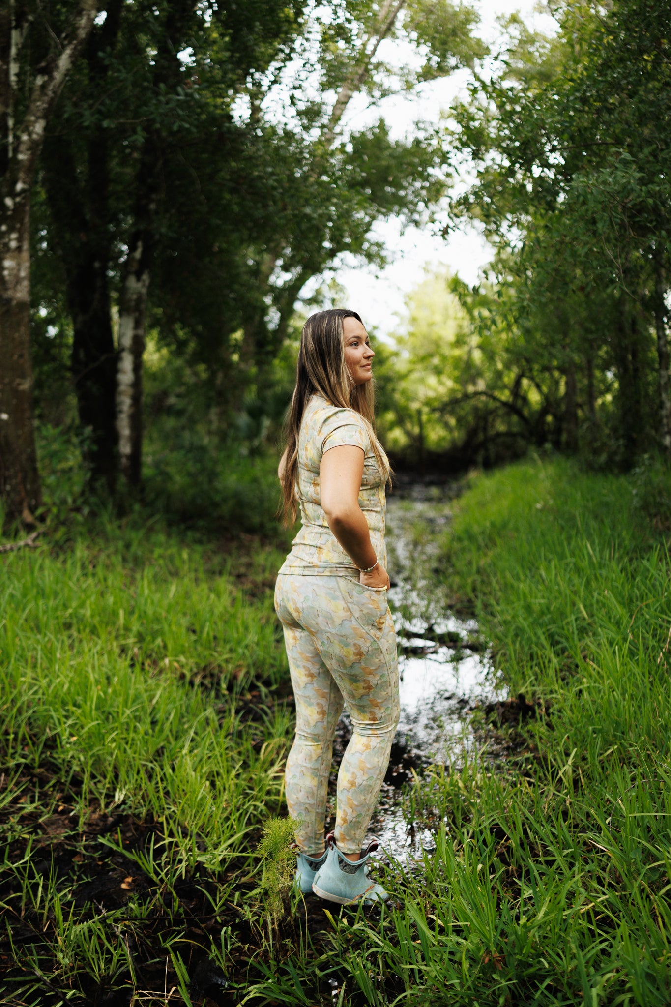 Model wearing size Medium
