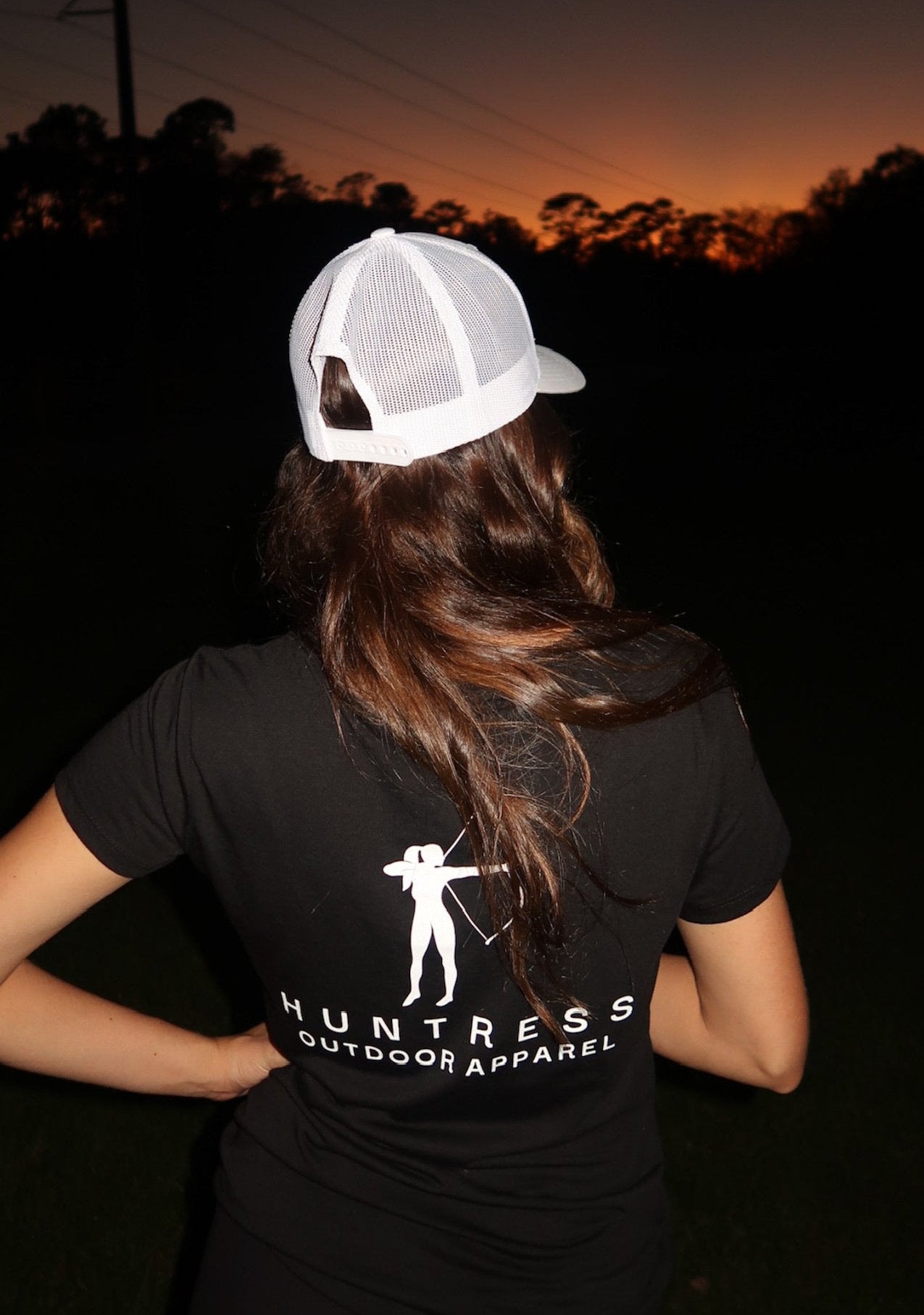 Black Huntress V-Neck Shirt