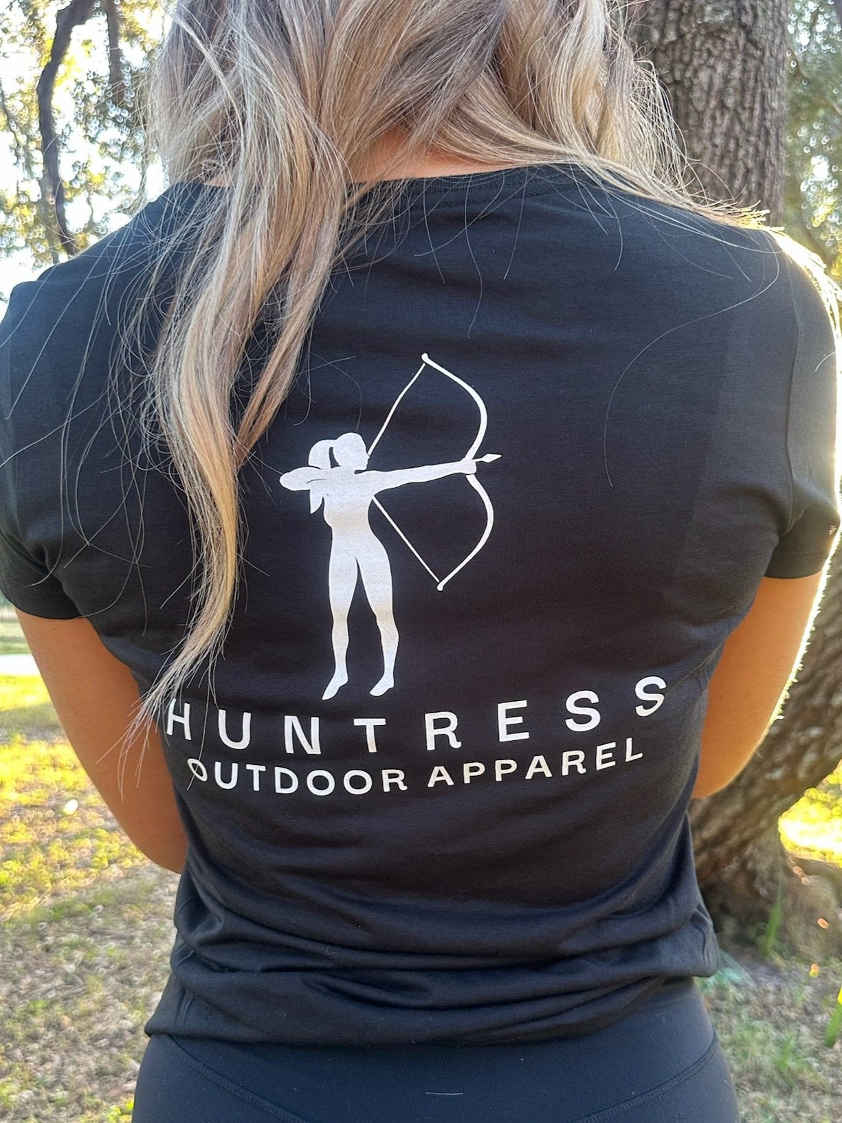 Black Huntress V-Neck Shirt